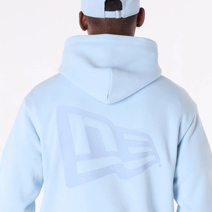 New Era Flag Oversized Pullover Hoodie pastel blue - Shop-Tetuan