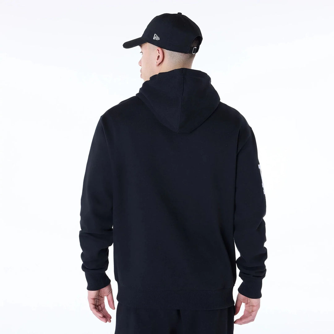 New Era MLB Floral Pullover Hoodie LA Dodgers black - Shop-Tetuan
