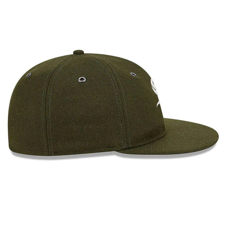 New Era Wool Retro Crown 59Fifty C White Sox olive green - Shop-Tetuan