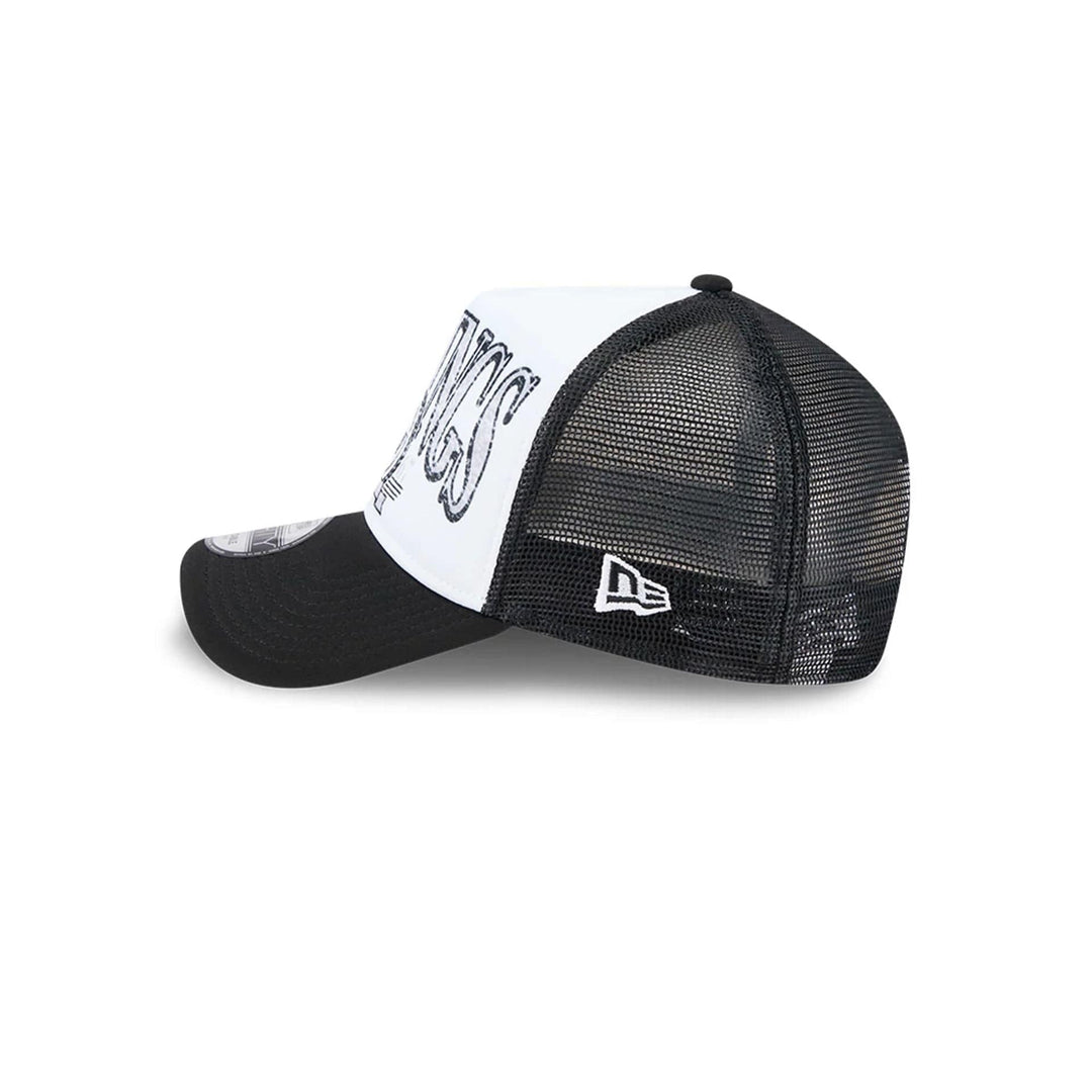New Era NHL Distressed 9Forty A-Frame LA Kings black/white
