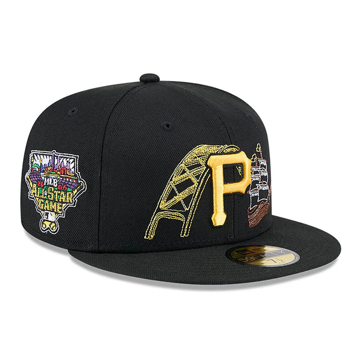 New Era State Stitch 59Fifty P Pirates black - Shop-Tetuan