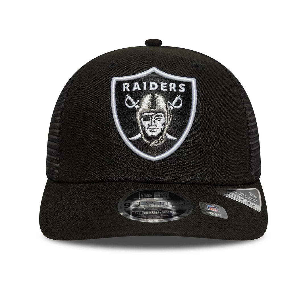 New Era NFL Official Team Colour 9Seventy Stretch Snap LV Raiders black