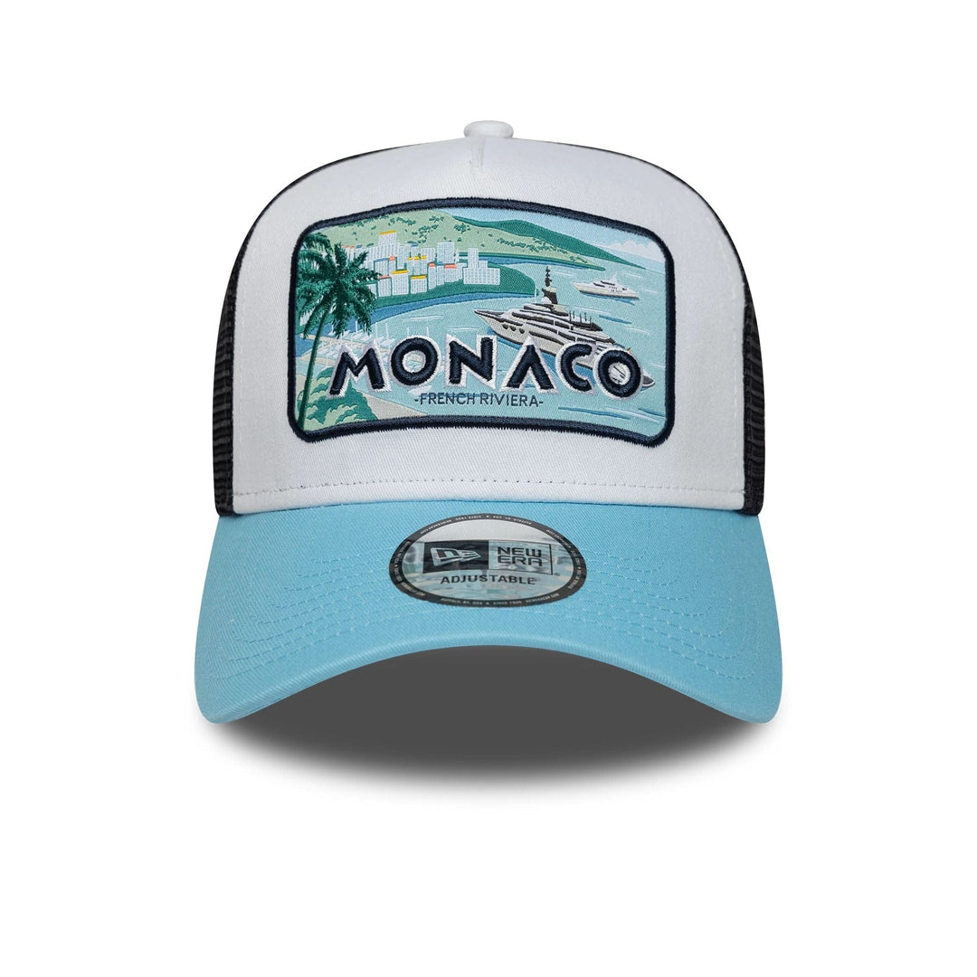 New Era Summer Monaco 9Forty A-Frame Trucker pastel blue
