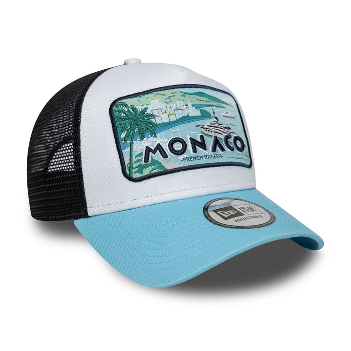 New Era Summer Monaco 9Forty A-Frame Trucker pastel blue