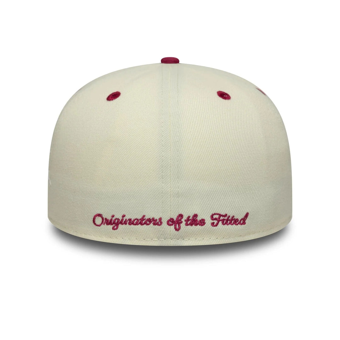 New Era Script A-Frame 59Fifty cream