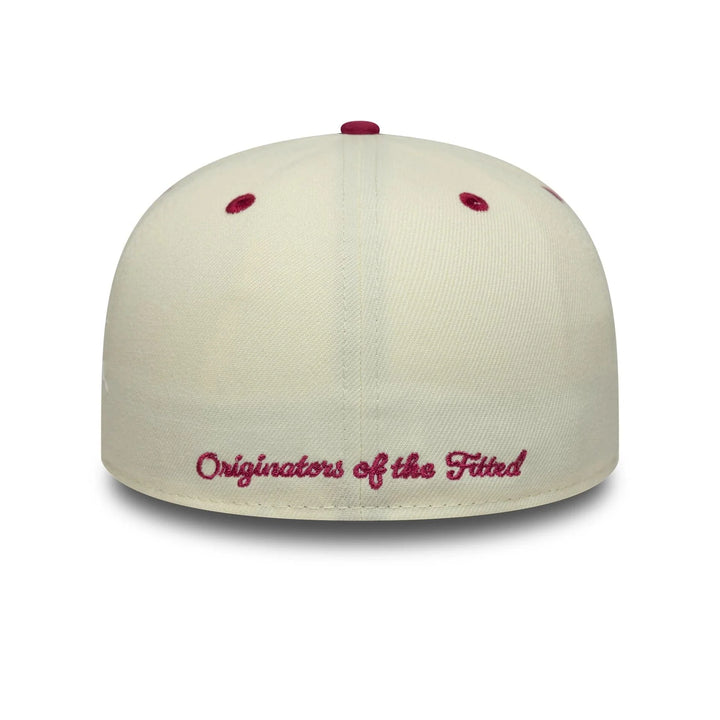 New Era Script A-Frame 59Fifty cream