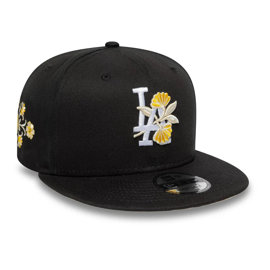 New Era MLB Floral 9Fifty LA Dodgers black