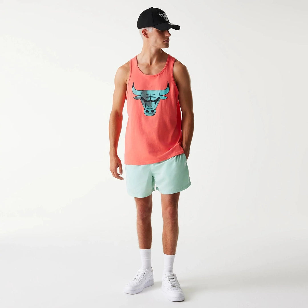 New Era NBA All Over Print Infill Vest Top C Bulls pink - Shop-Tetuan
