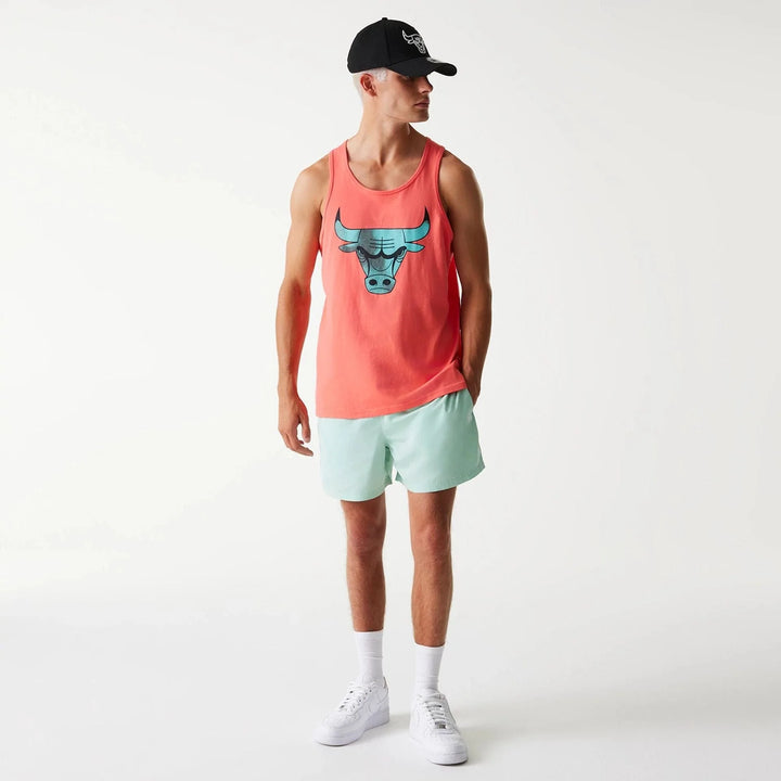 New Era NBA All Over Print Infill Vest Top C Bulls pink - Shop-Tetuan