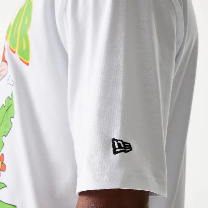 New Era Outdoor Graphic Oversized tee white - Shop-Tetuan