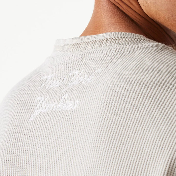 New Era MLB Waffle Oversized Crew Neck Sweater cream - Shop-Tetuan