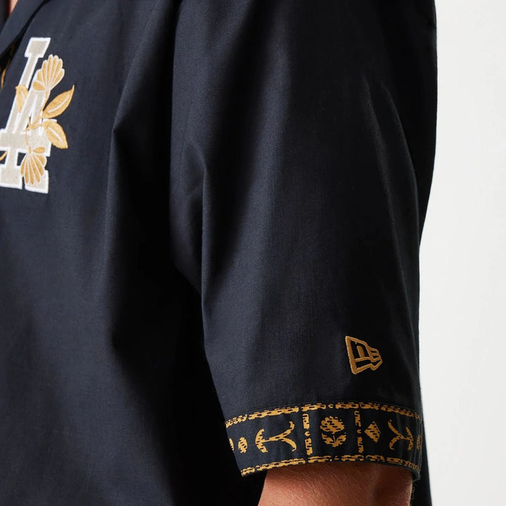 New Era MLB Taping Short Sleeve Shirt LA Dodgers black