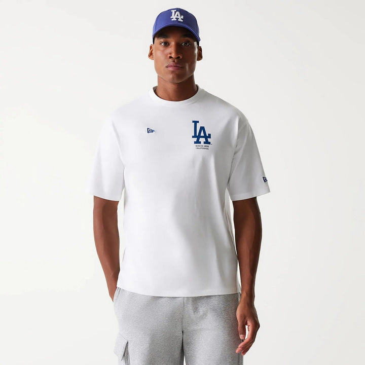 New Era MLB Baseball Graphic Oversized tee LA Dodgers white