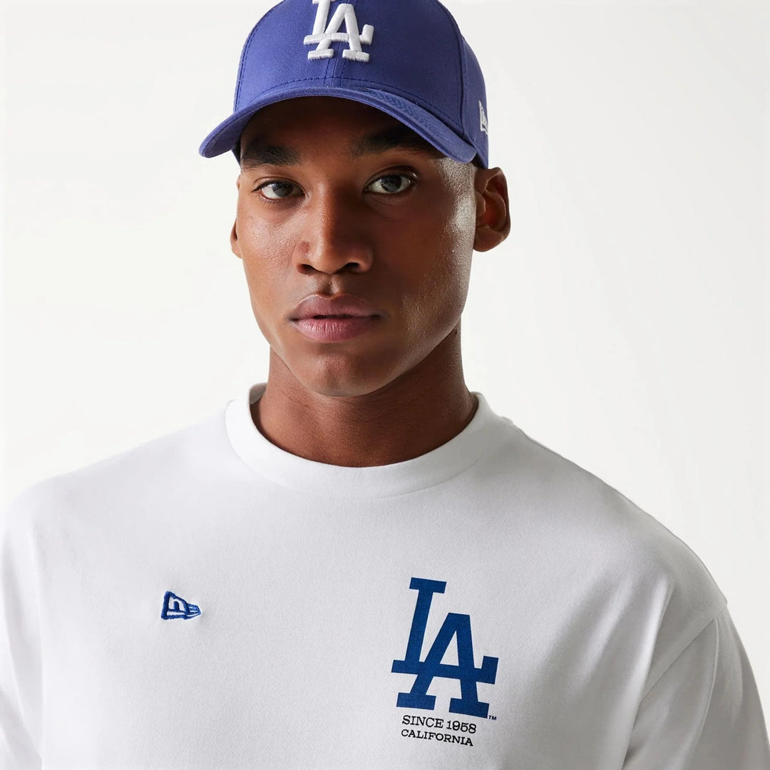 New Era MLB Baseball Graphic Oversized tee LA Dodgers white