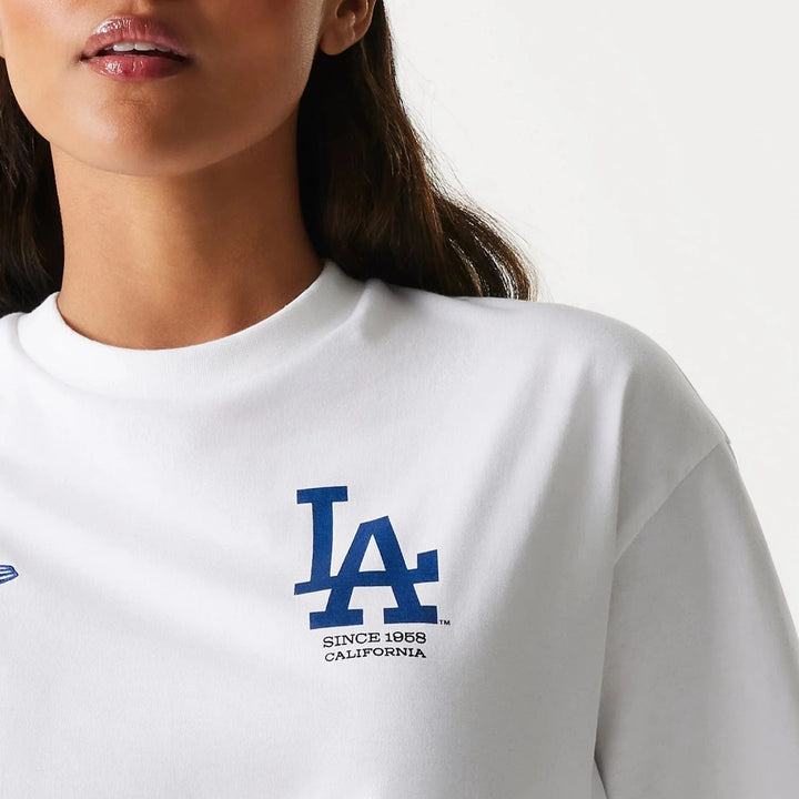 New Era MLB Baseball Graphic Oversized tee LA Dodgers white