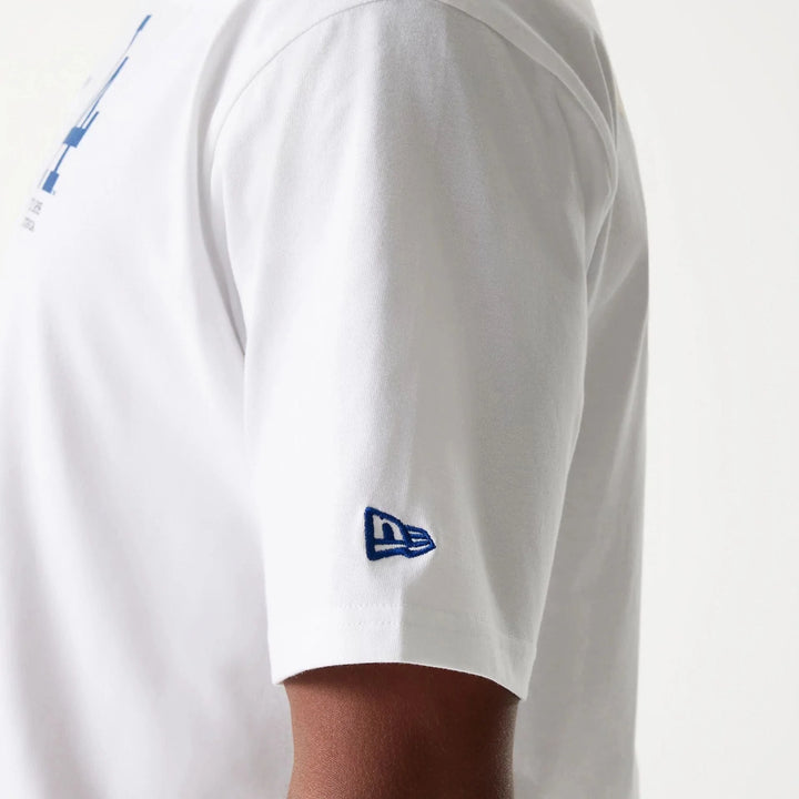 New Era MLB Baseball Graphic Oversized tee LA Dodgers white