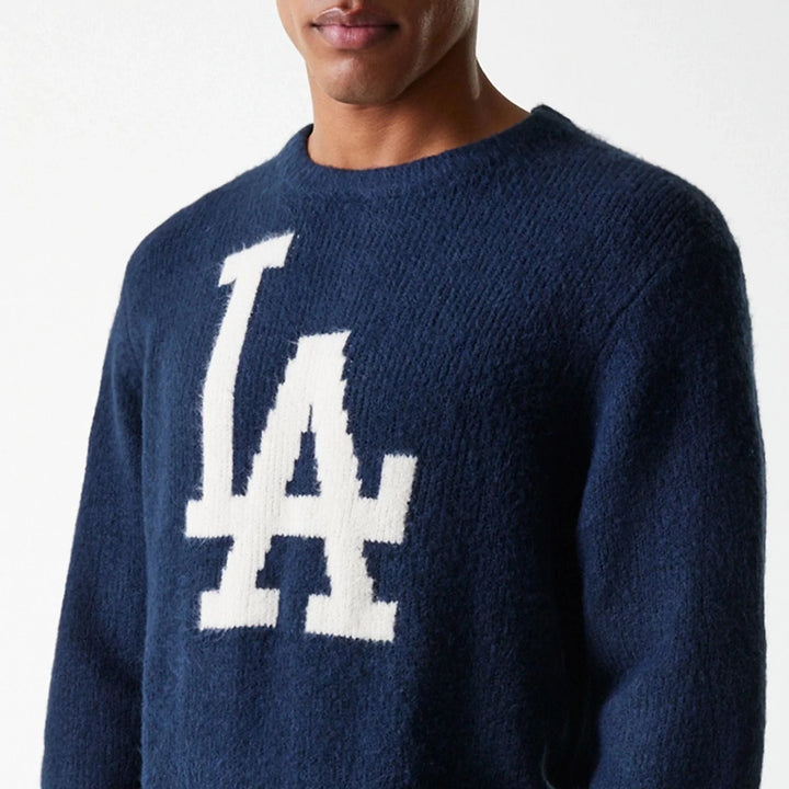 New Era MLB Oversized Knit LA Dodgers navy - Shop-Tetuan