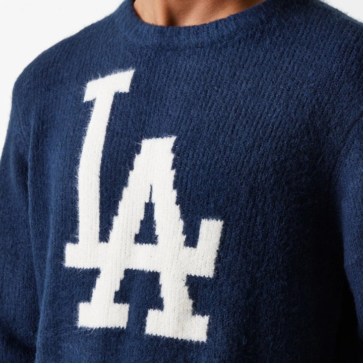 New Era MLB Oversized Knit LA Dodgers navy - Shop-Tetuan