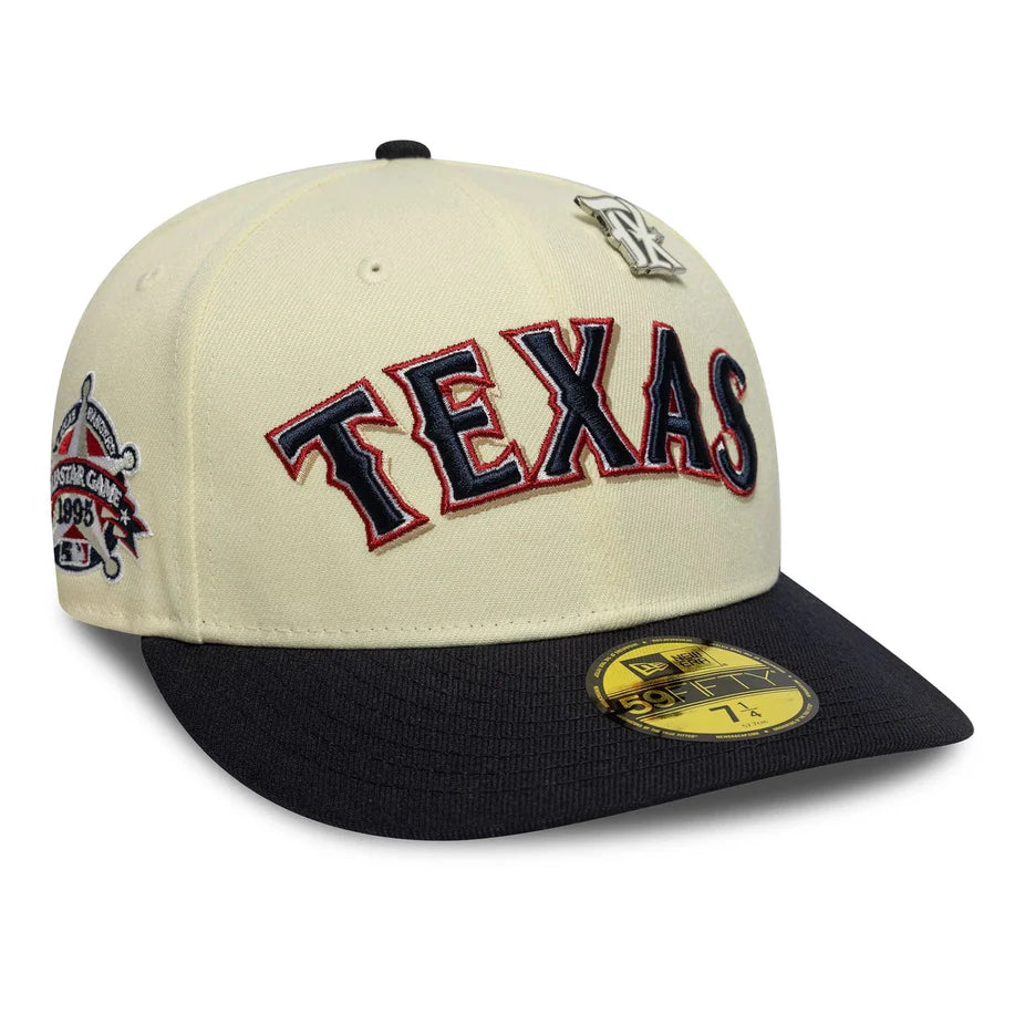 New Era MLB All Star Game Pin 59Fifty T Rangers cream - Shop-Tetuan