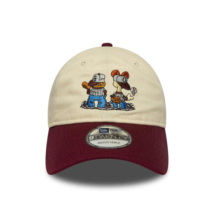 New Era Garfield Baseball Nickelodeon 9Twenty Cream - Shop-Tetuan