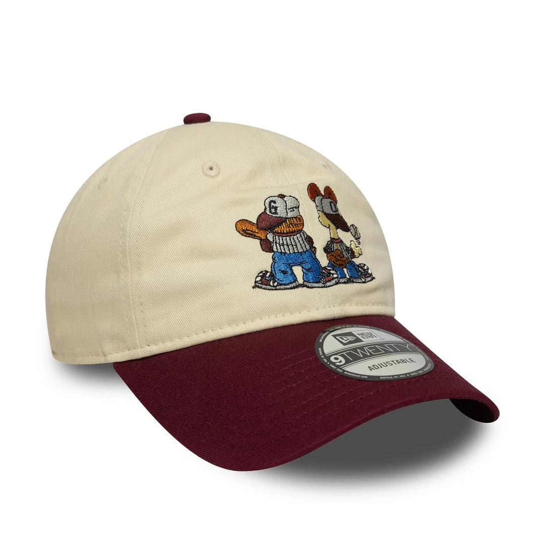New Era Garfield Baseball Nickelodeon 9Twenty Cream - Shop-Tetuan