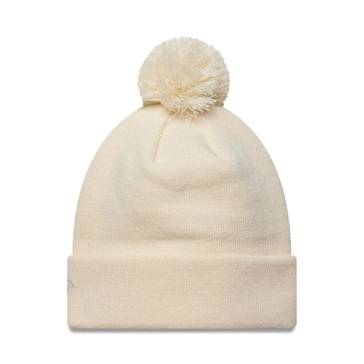 New Era MLB Metallic Cuff Knit Beanie NY Yankees light beige - Shop-Tetuan