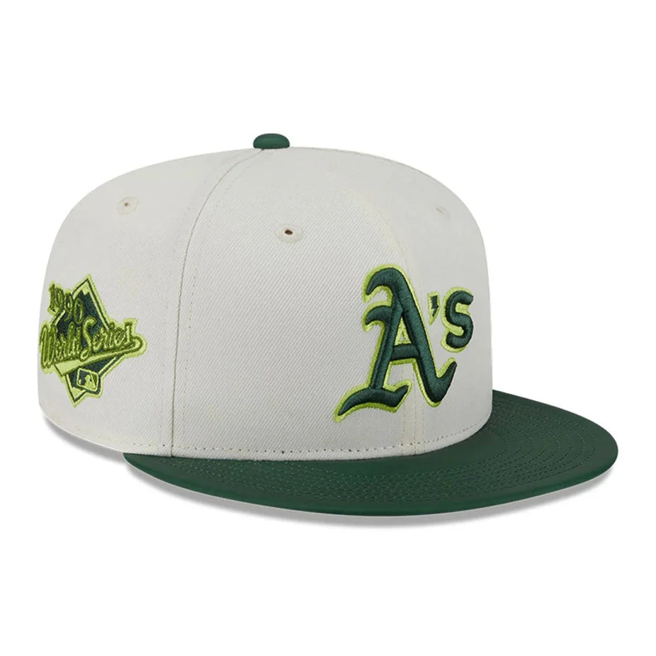 New Era MLB Colour Develop 59Fifty O Athletics off white/green
