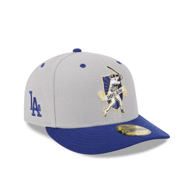 New Era MLB Player Shohei Ohtani 59FIFTY LA Dodgers grey