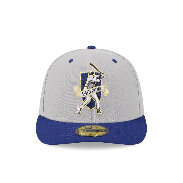 New Era MLB Player Shohei Ohtani 59FIFTY LA Dodgers grey