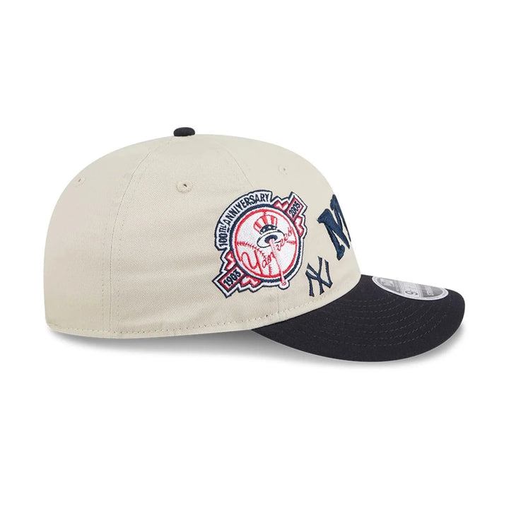 New Era MLB Scatter Retro Crown 9FIFTY NY Yankees cream
