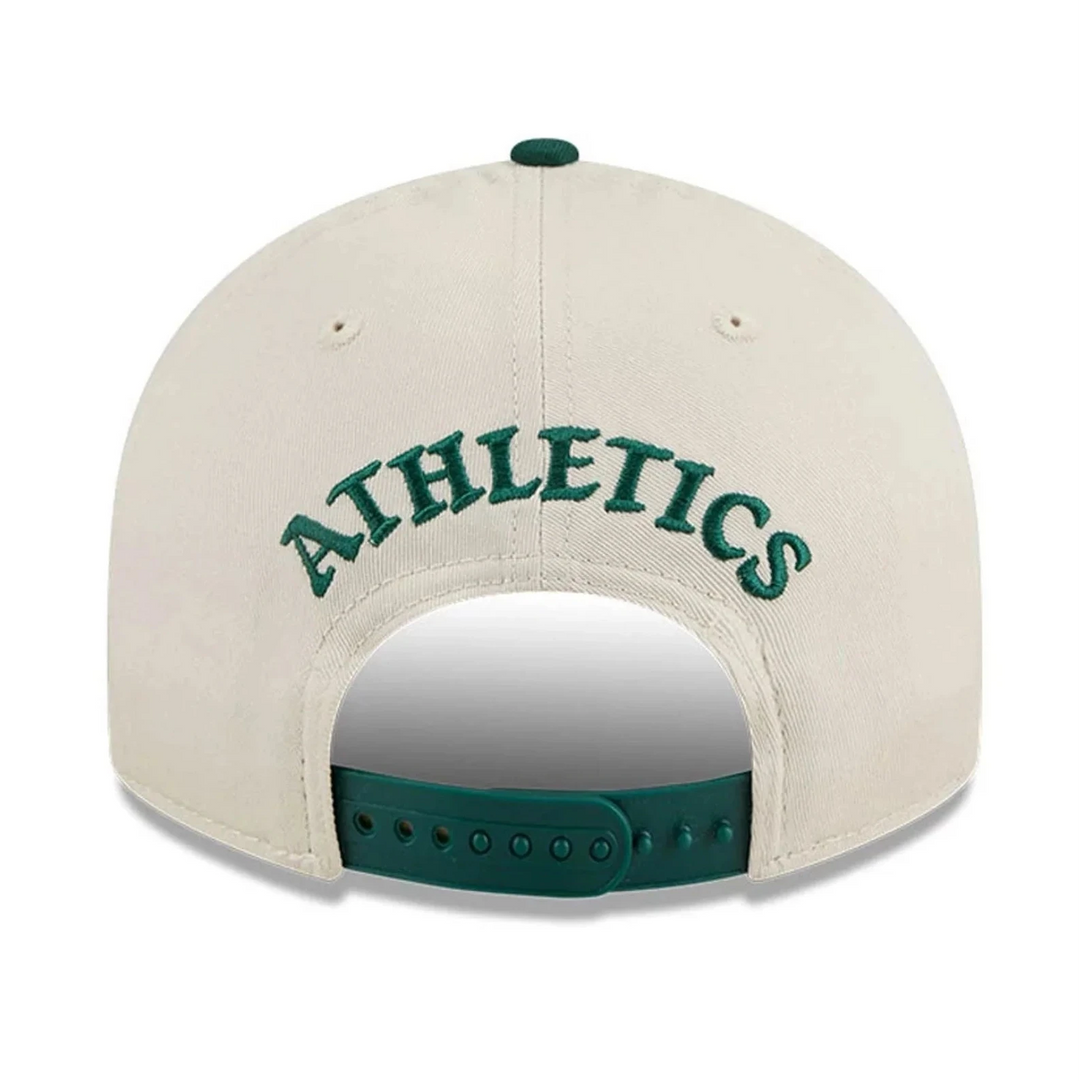New Era MLB Scatter Retro Crown 9FIFTY O Athletics cream