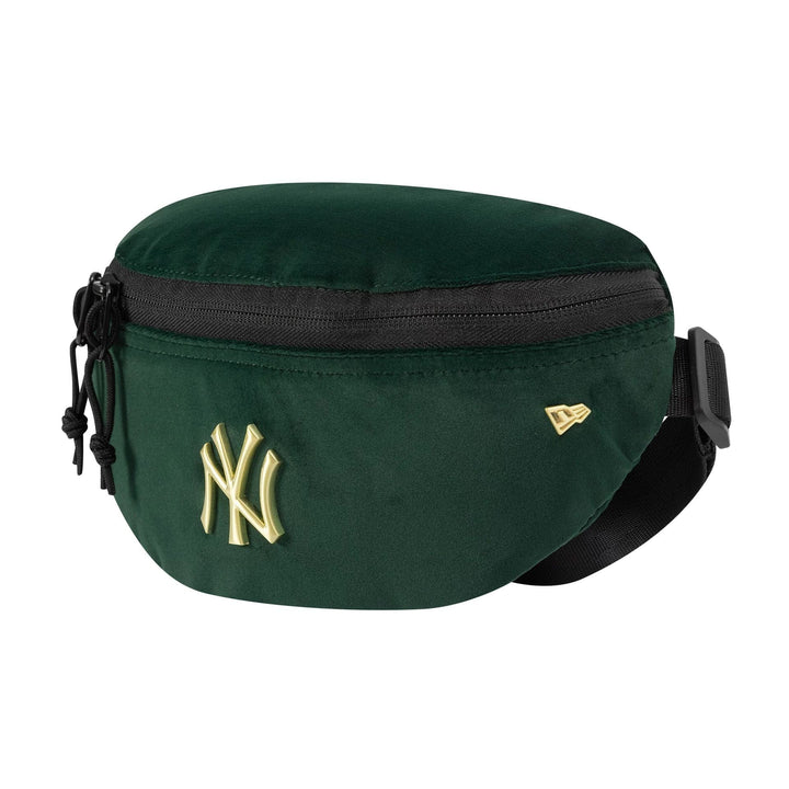 New Era MLB Velour Pin Waist Bag NY Yankees dark green