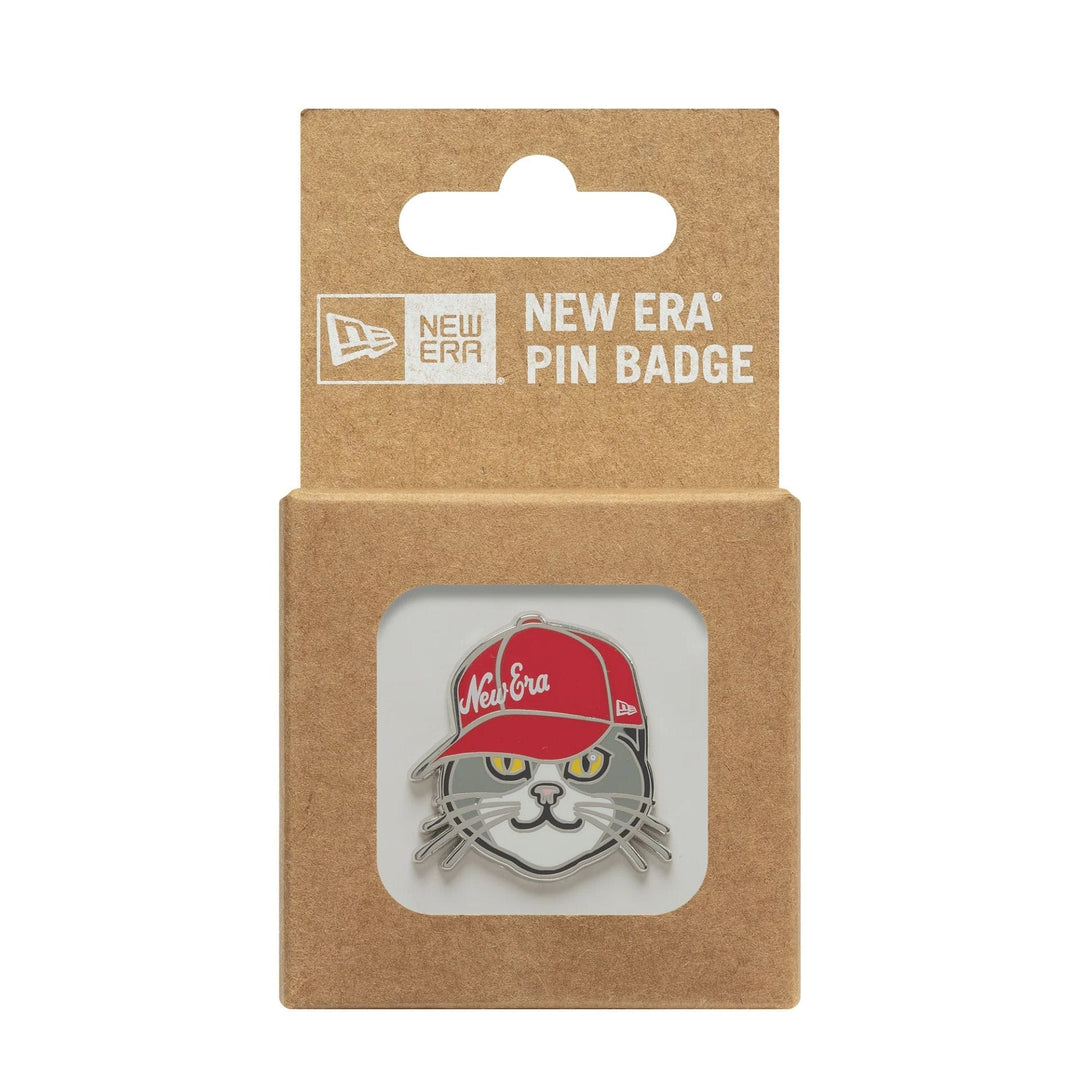 New Era Cat Red Pin Badge - Shop-Tetuan