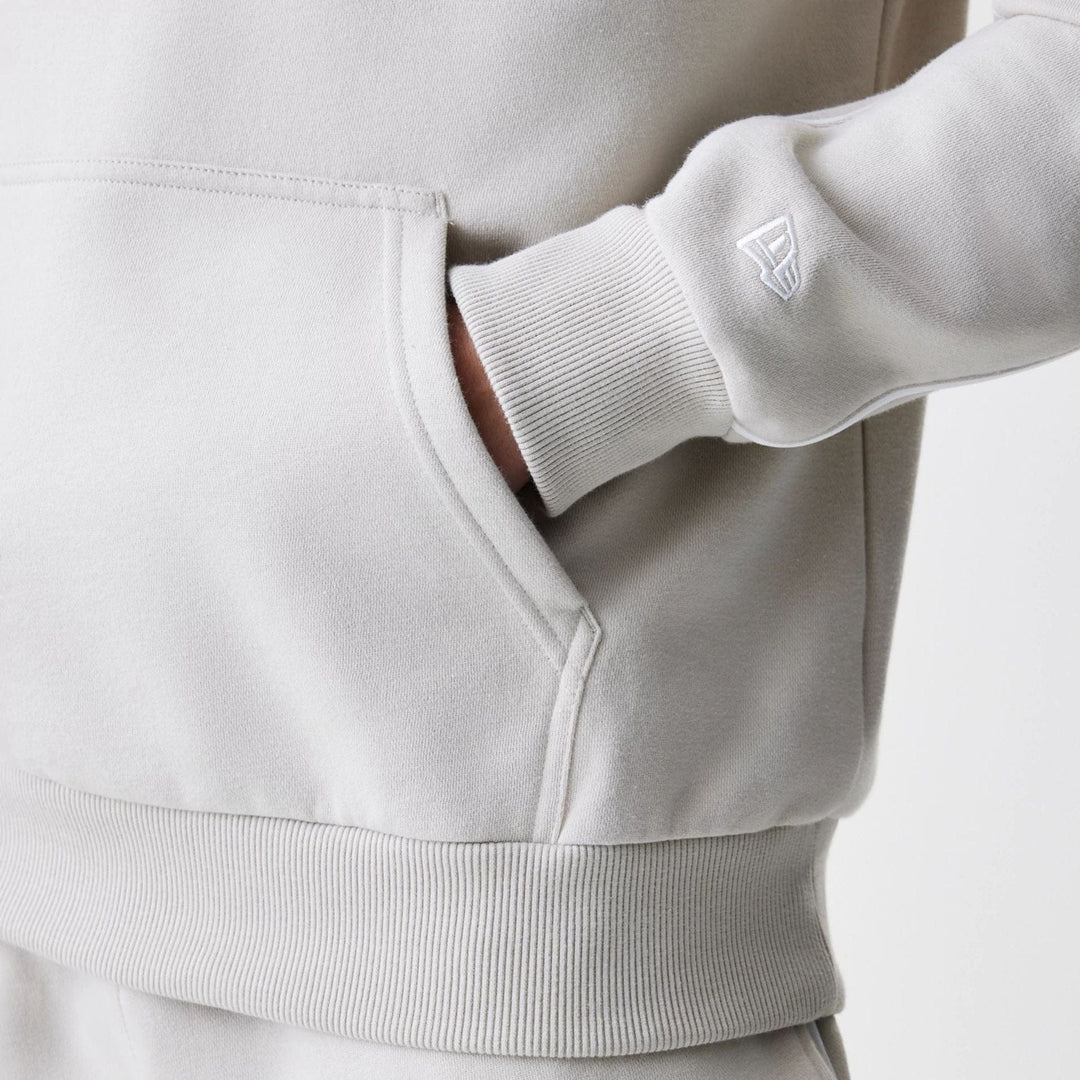 New Era NBA Piping Oversized Pullover Hoodie LA Lakers cream