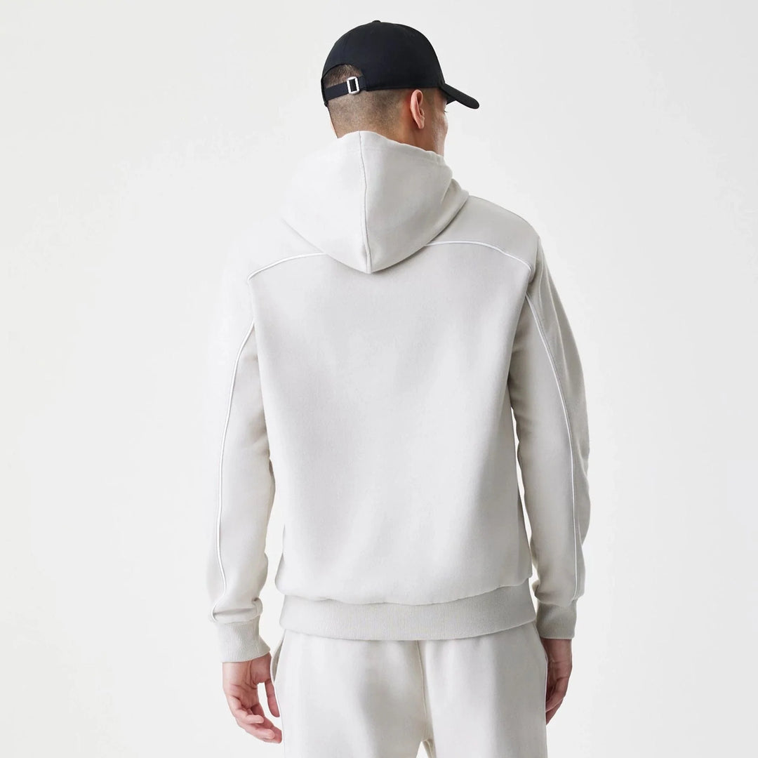 New Era NBA Piping Oversized Pullover Hoodie LA Lakers cream