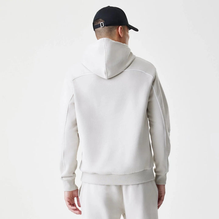 New Era NBA Piping Oversized Pullover Hoodie LA Lakers cream