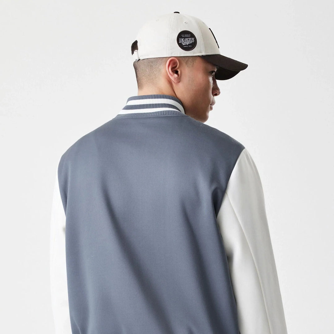 New Era MLB Varsity Jacket LA Dodgers grey
