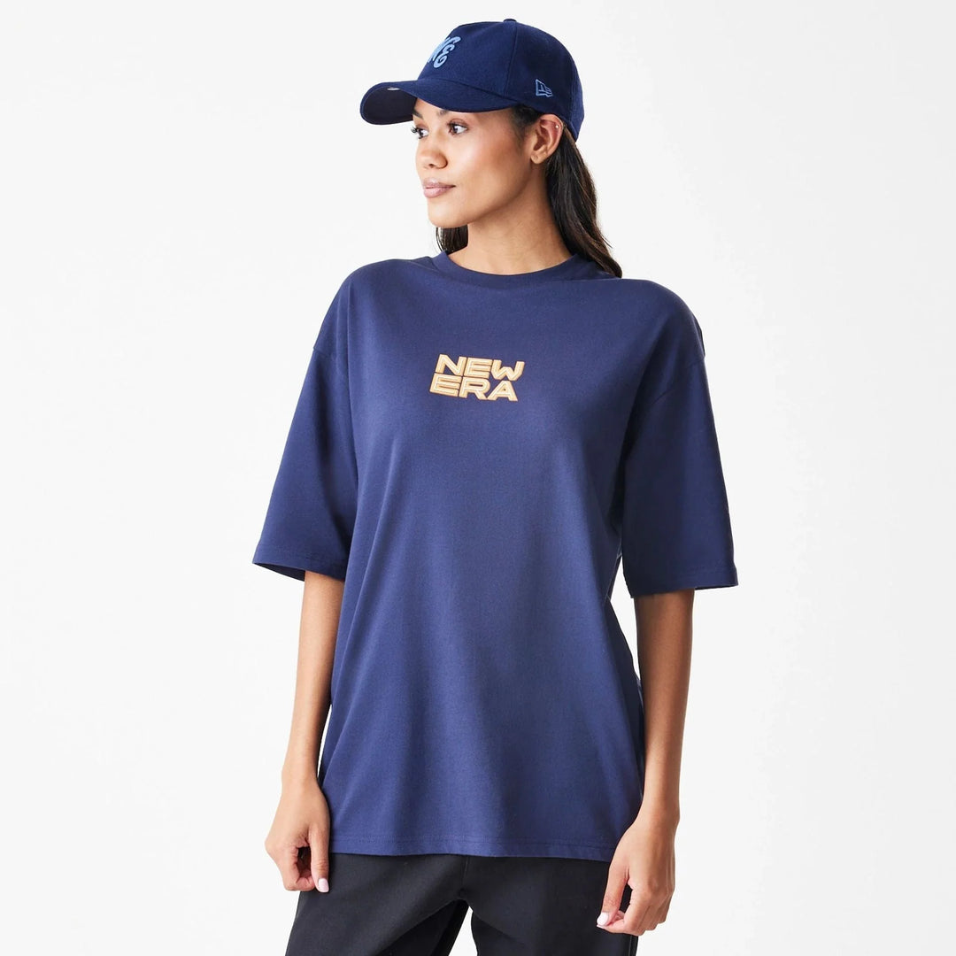 New Era Location Oversized Tee navy