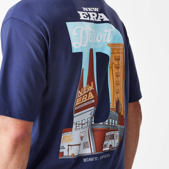 New Era Location Oversized Tee navy