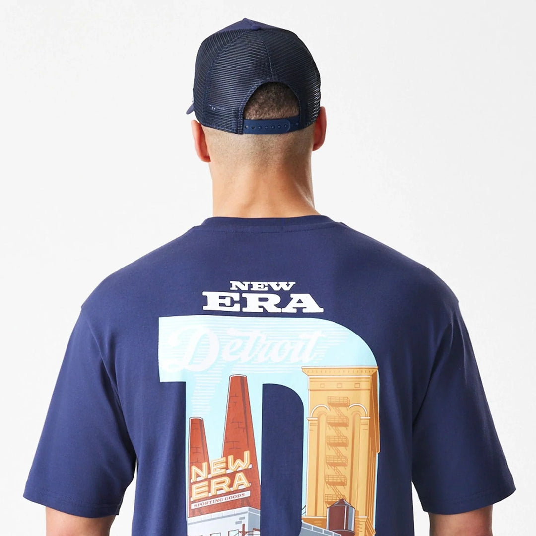 New Era Location Oversized Tee navy