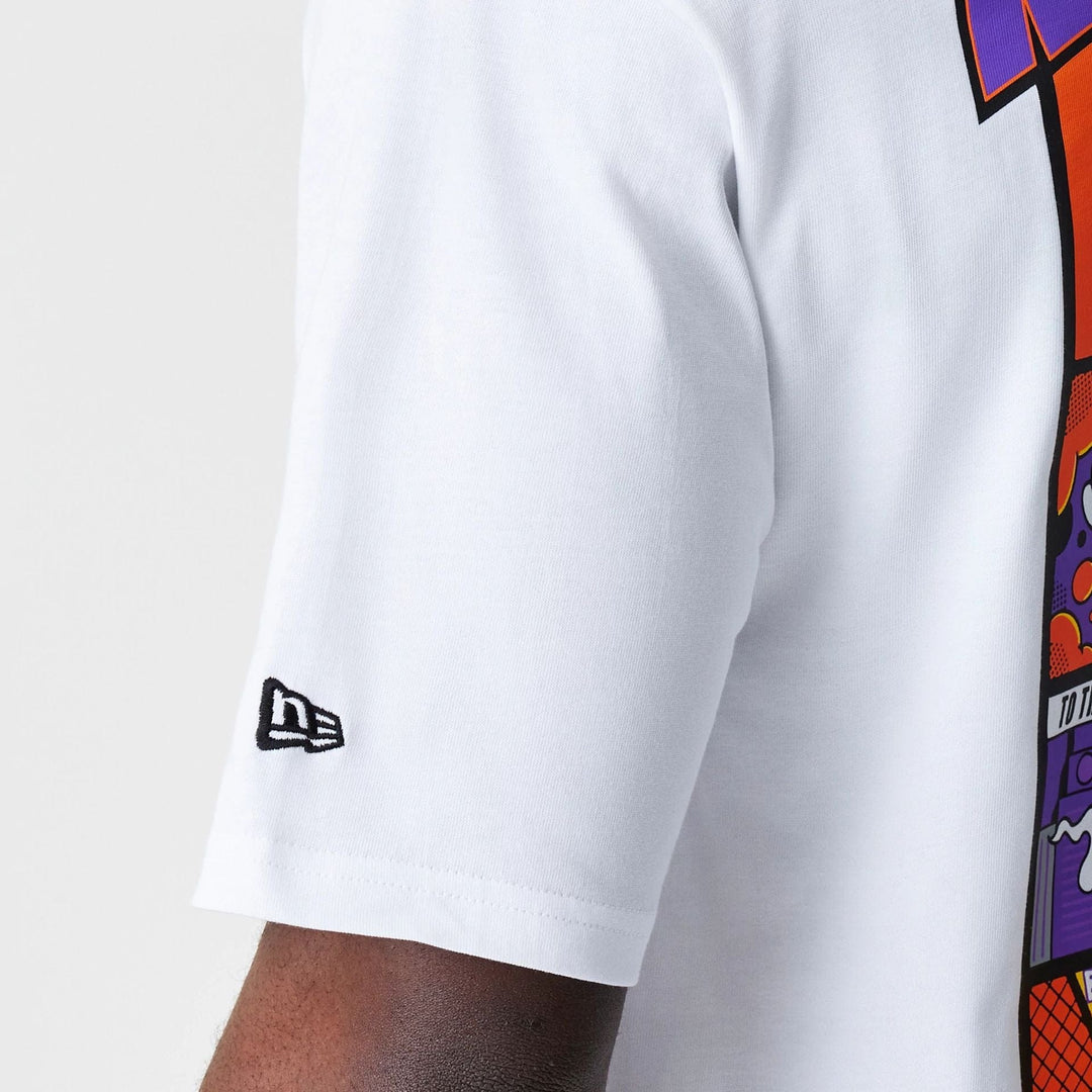 New Era Location Oversized Tee white