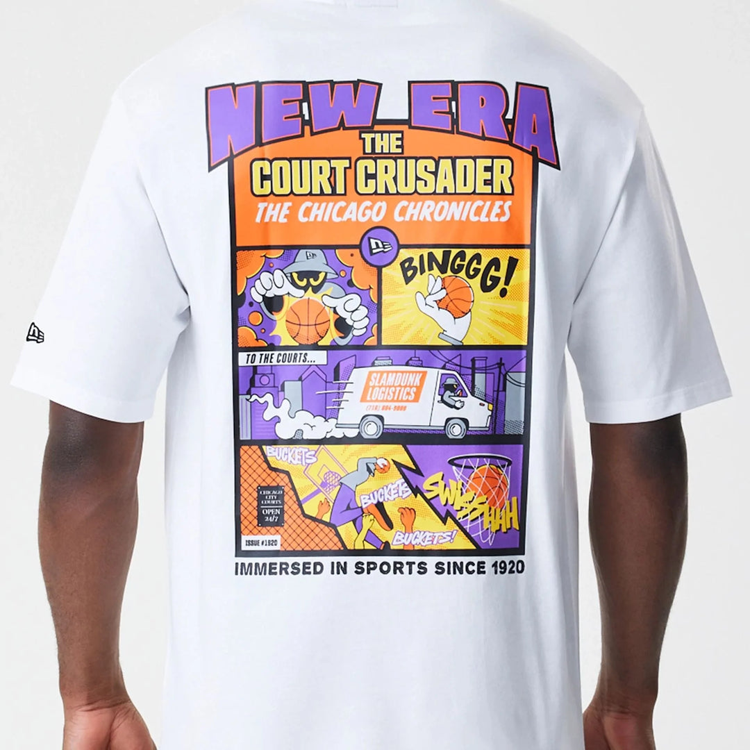 New Era Location Oversized Tee white