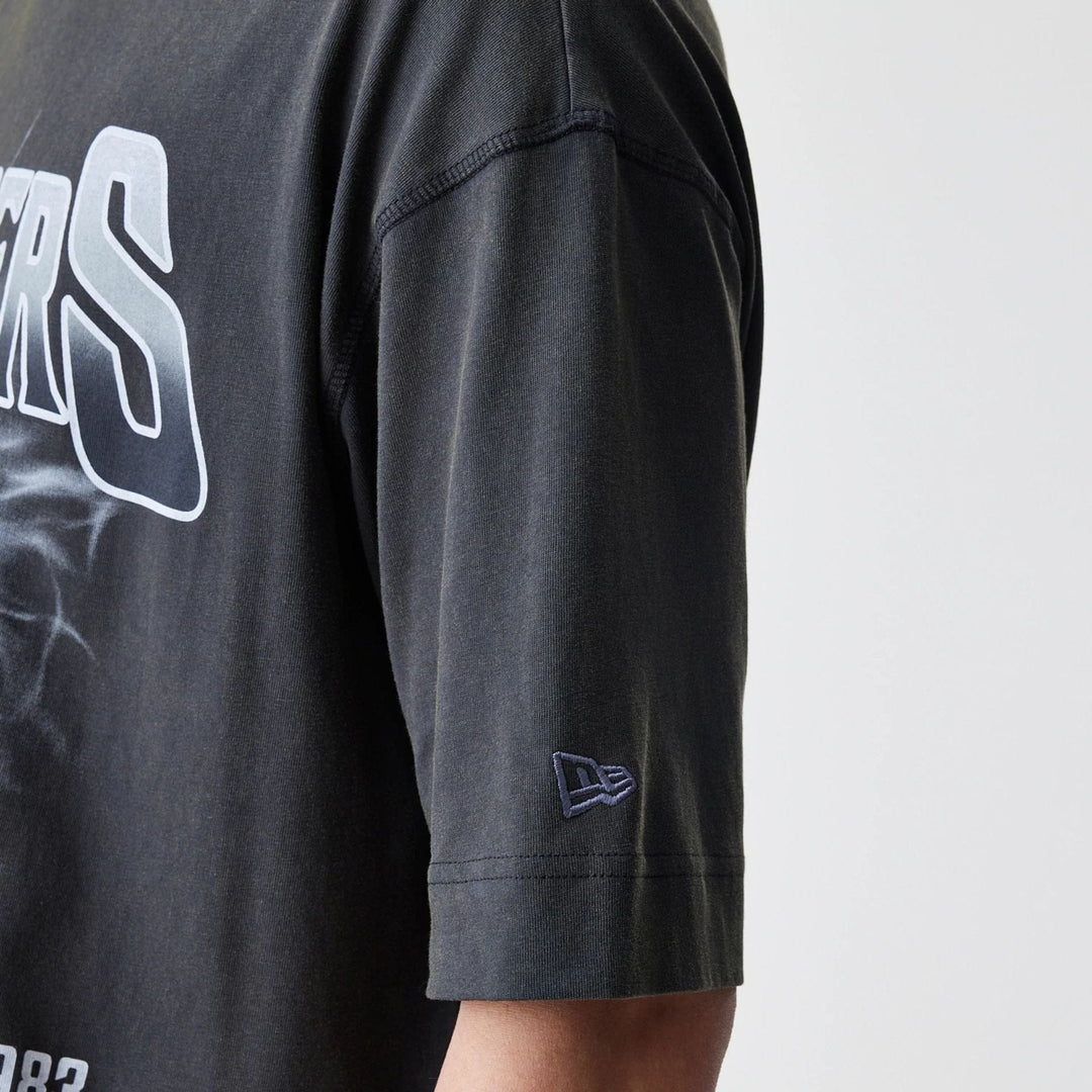 New Era NFL Washed Boxy Oversized Tee LV Raiders black