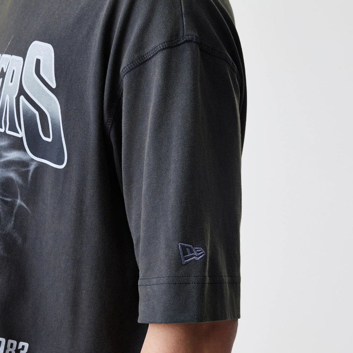 New Era NFL Washed Boxy Oversized Tee LV Raiders black