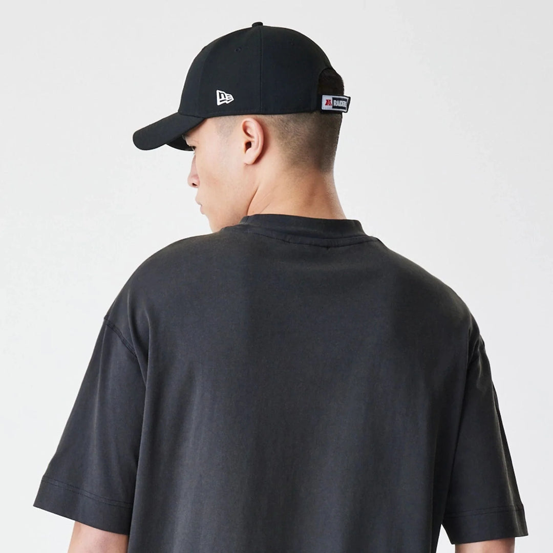 New Era NFL Washed Boxy Oversized Tee LV Raiders black