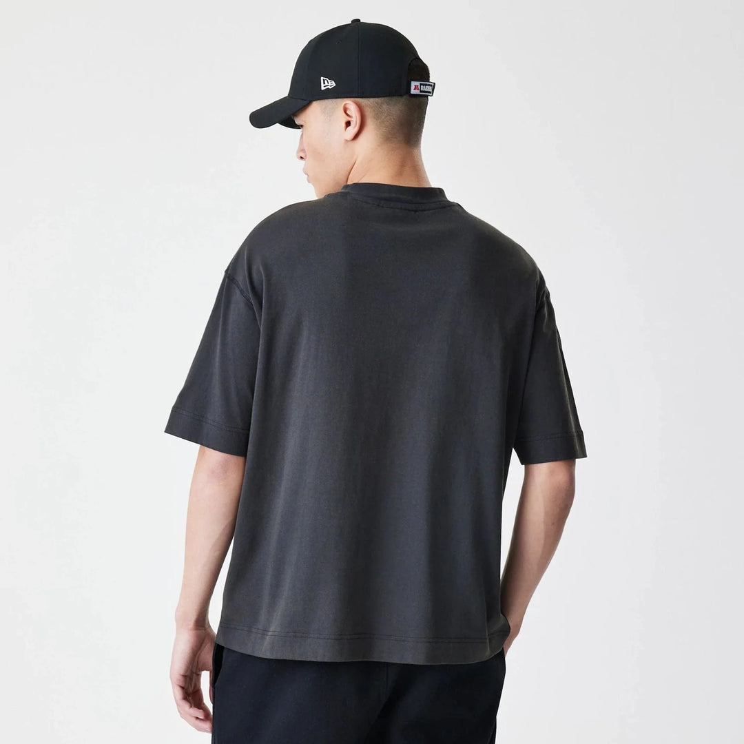 New Era NFL Washed Boxy Oversized Tee LV Raiders black
