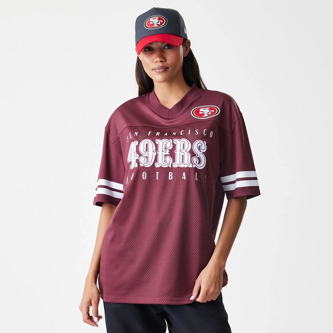 New Era NFL Mesh Jersey SF 49ers dark red