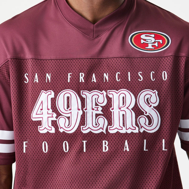 New Era NFL Mesh Jersey SF 49ers dark red