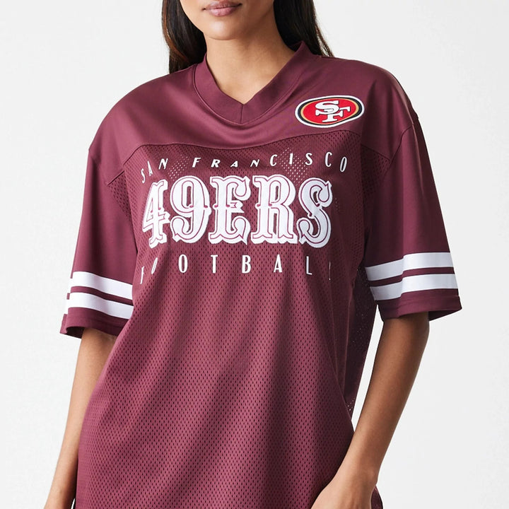New Era NFL Mesh Jersey SF 49ers dark red