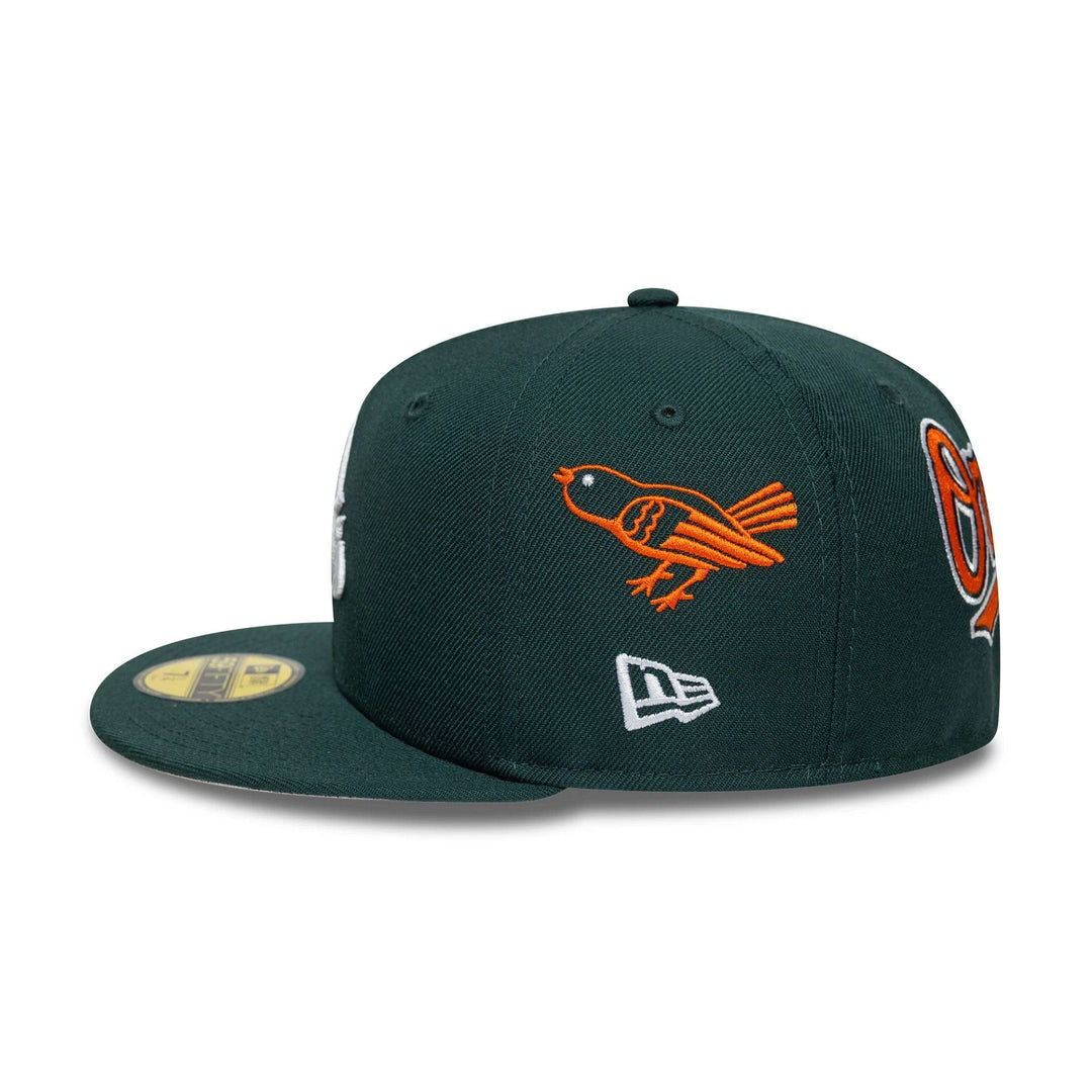 New Era MLB 59Fifty B Orioles dark green - Shop-Tetuan